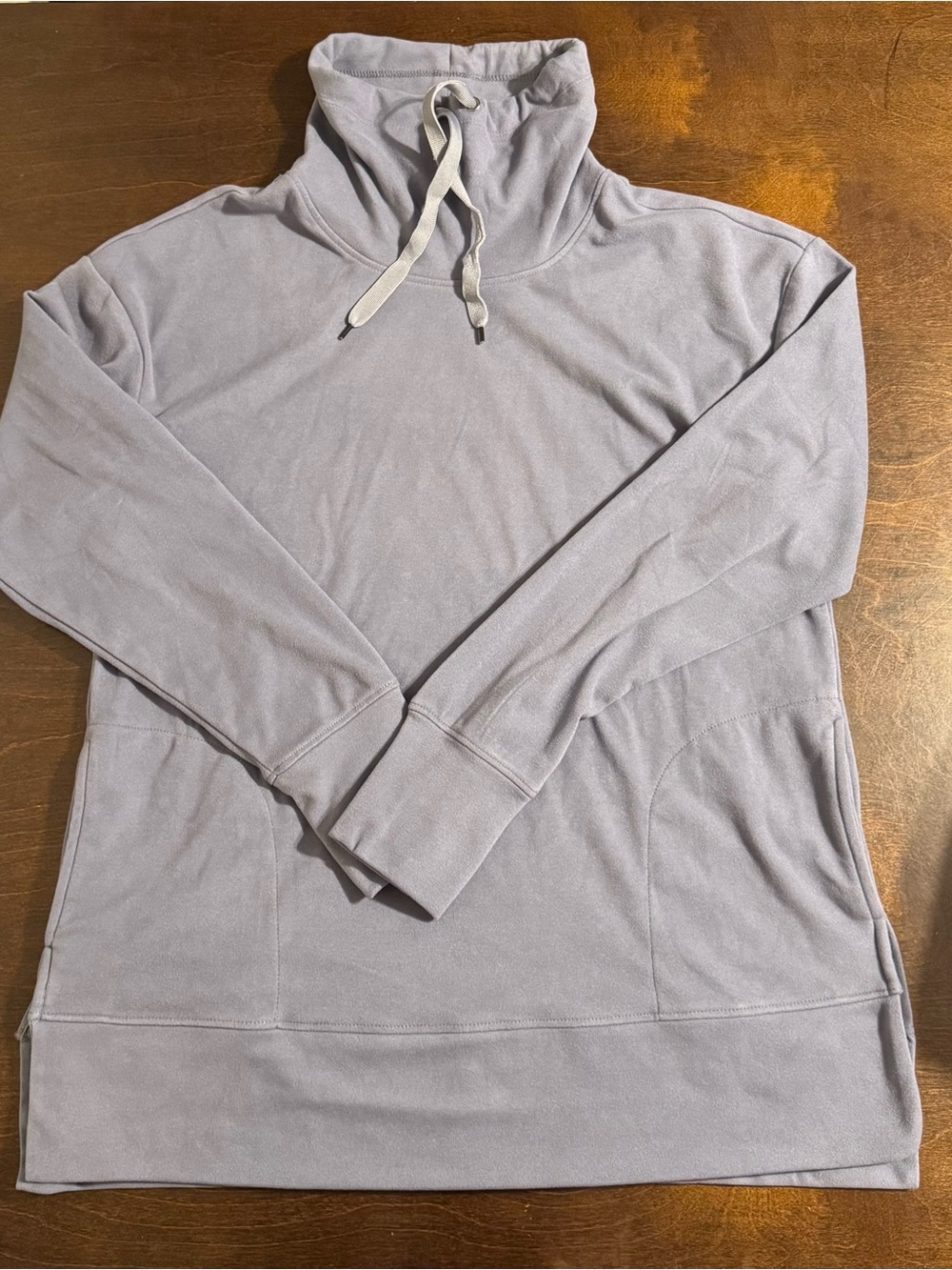 RBX Light Gray Pullover Funnel-Neck Hoodie